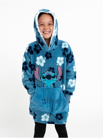 Lilo & Stitch Disney Lilo & Stitch Oversize Cozy Hoodie Übergroße Kuschelpullover in blau