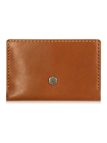Jekyll & Hide Kreditkartenetui RFID Schutz Leder 10 cm tan