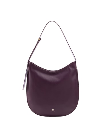 DuDu Sylvie Schultertasche Leder 36.5 cm in deep purple