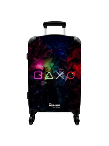 NoBoringSuitCases Suitcase, Handgepäck, Koffer, Trolley, Reisekoffer Schwarz mit
