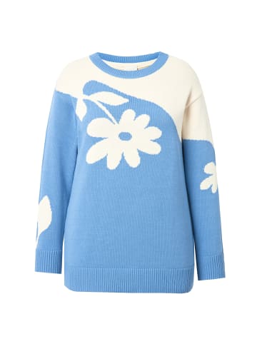 Ulla Popken Pullover in helle kornblume