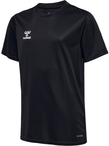 Hummel Shirt "Hmlessential Jersey S/S Kids" in Schwarz