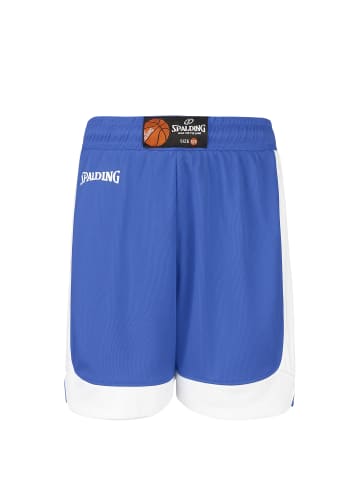 Spalding Shorts Hustle in blau / weiß