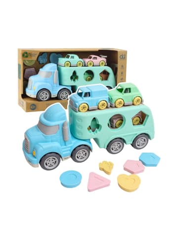 Wisam® LKW-Abschleppwagen-Sortierspiel mit Autos, Bausteinen