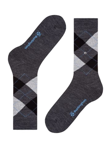 Burlington Socken Marylebone in Anthra mel