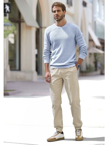 John Devin Strickpullover in hellblau