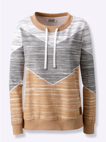 WITT WEIDEN Sweatshirt in camel-ecru
