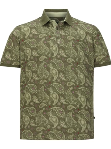 Charles Colby Poloshirt EARL SUITBERT in khaki gemustert