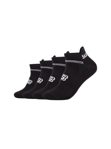 Skechers Sneakersocken 4er Pack mesh ventilation in Schwarz