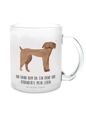 Mr. & Mrs. Panda Kaffeetasse Hund Dogge mit Spruch in Transparent