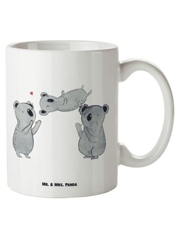Mr. & Mrs. Panda Riesenkaffeetasse Koalas Feiern ohne Spruch in Weiß