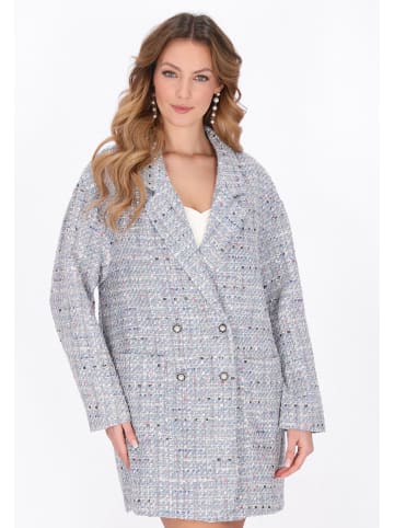 faina Women Coat in light blue rose