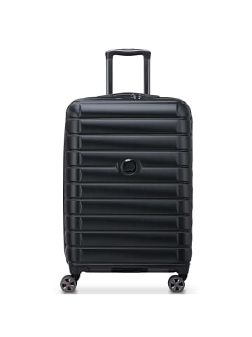 Delsey Shadow 5.0 4-Rollen Trolley 66 cm in schwarz