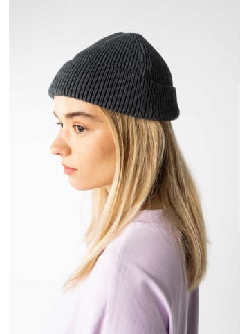 MELA Unisex Kurze Rippstrick Mütze RAFI