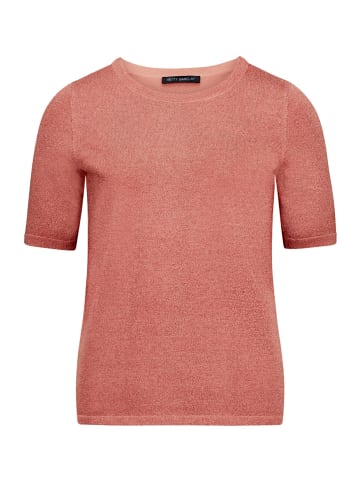 Betty Barclay Strickpullover kurzarm in Light Mahogany