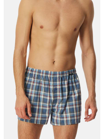 Schiesser Boxershorts Web in Blau