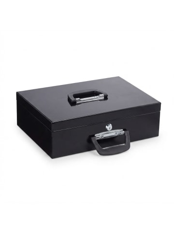 relaxdays Geldkassette in Schwarz