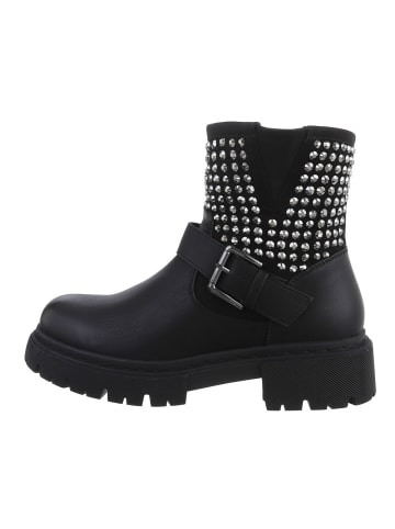 Ital-Design Stiefelette in Schwarz