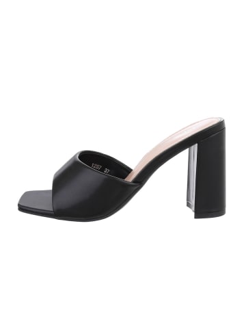 Ital-Design High-Heel Sandalette in Schwarz