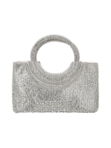 faina Women Handbag in Silver
