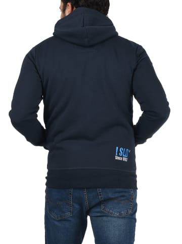 !SOLID Kapuzensweatjacke SDBenn High Neck Zip-Hoodie in Dunkelblau