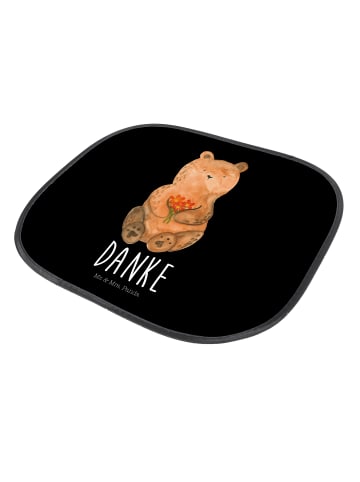 Mr. & Mrs. Panda Sonnenschutz Fürs Auto Bär Dankbar mit Spruch in Schwarz