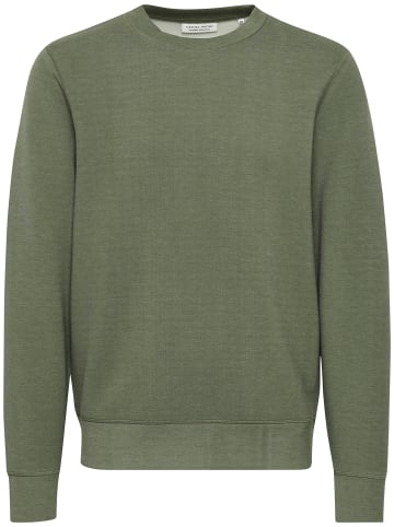 CASUAL FRIDAY Basic Langarm Rundhals Pullover CFSebastian in Grün-2