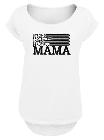F4NT4STIC T-Shirt Mothers Day Best Mom Tribute in weiß