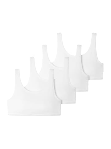 Schiesser Bustier Basic Kids in weiß