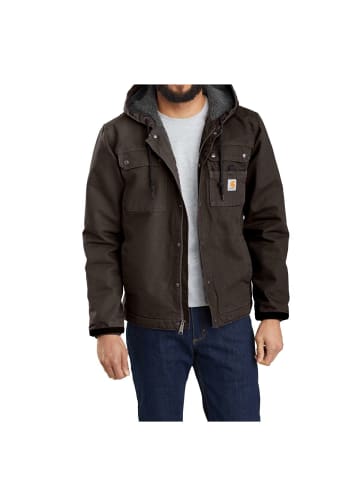 CARHARTT Jacke Bartlett in dunkelbraun in dunkelbraun