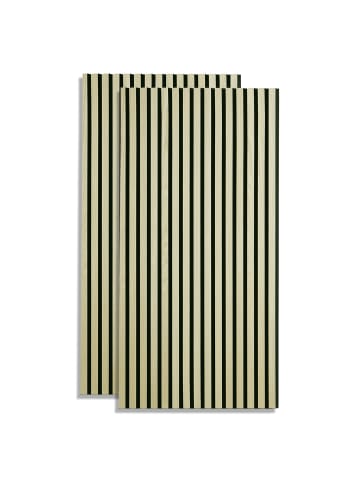 Homestyle4u Akustikpaneel 60x120 2er Set in Creme