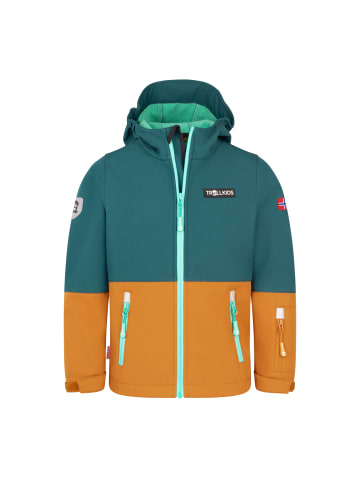 Trollkids Softshelljacke Skjorta in glow blue/navy