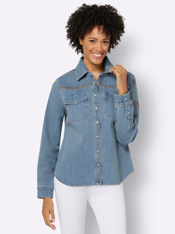 WITT WEIDEN Hemdbluse in blue-bleached