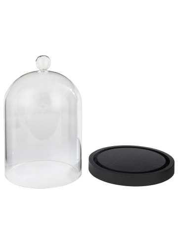 Butlers Glasglocke DOME für Duftkerzen in Schwarz
