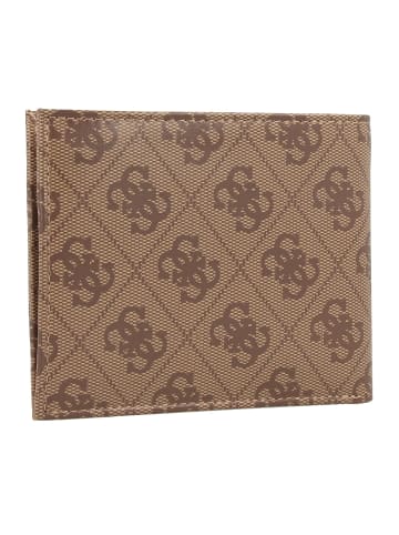 Guess Mito Geldbörse RFID Schutz Leder 12 cm in beige-brown