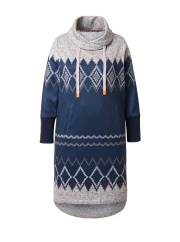 LAURASØN Midikleid in navyblau