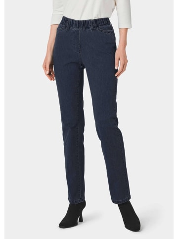GOLDNER Kurzgröße:  Jeansschlupfhose LOUISA Edle Jeansschlupfhose LOUISA in dunkelblau