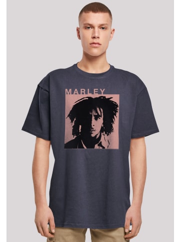 F4NT4STIC Heavy Oversize T-Shirt Bob Marley Reggae Music by Rock Off in marineblau