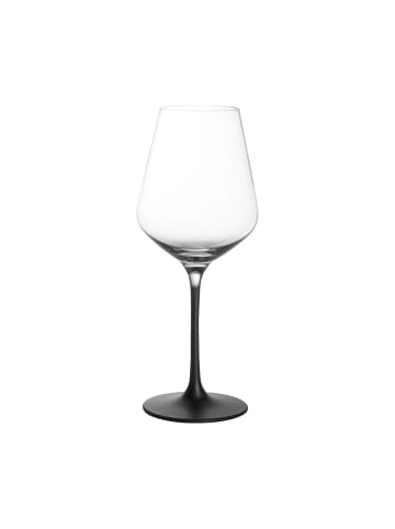 Villeroy & Boch 12-tlg. Wein- und Sektgläser Manufacture Rock in Schwarz-Transparent