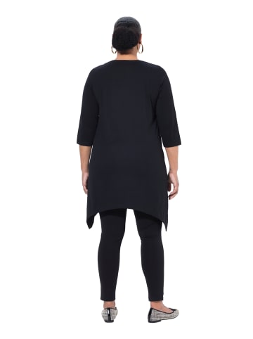 Ulla Popken Longshirt in schwarz