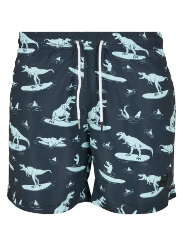 Urban Classics Badeshorts in surfing t-rex aop