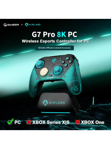 Gamesir G7 Pro 8K PC Kabelloser Esports-Controller TMR Gen-2 Sticks Makro-Tasten