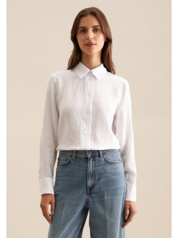 Seidensticker Hemdbluse Regular in Weiß