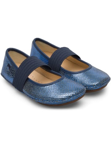 Camper Ballerinas " Right " in Silver Blau