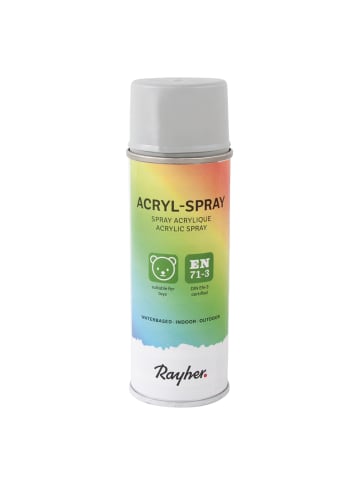 Rayher Acryl Spray in hellgrau