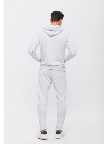 Tom Barron Jogginganzug mit Label-Print in grau