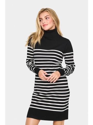 SAINT TROPEZ Kleid MilaSZ Fitted in Black Ice Stripe