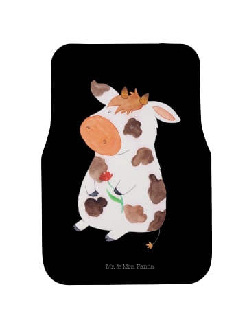 Mr. & Mrs. Panda Autoteppich Kuh ohne Spruch in Schwarz