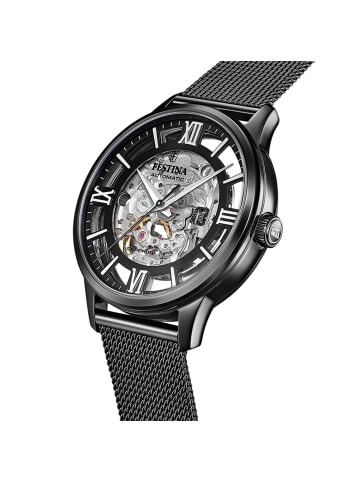 Festina Analog-Armbanduhr Festina Automatik schwarz groß (ca. 42mm)