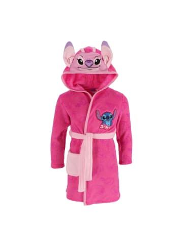 Lilo & Stitch Lilo & Stitch Kinderbademantel Coral Fleece Bademantel für Kinder in Rosa